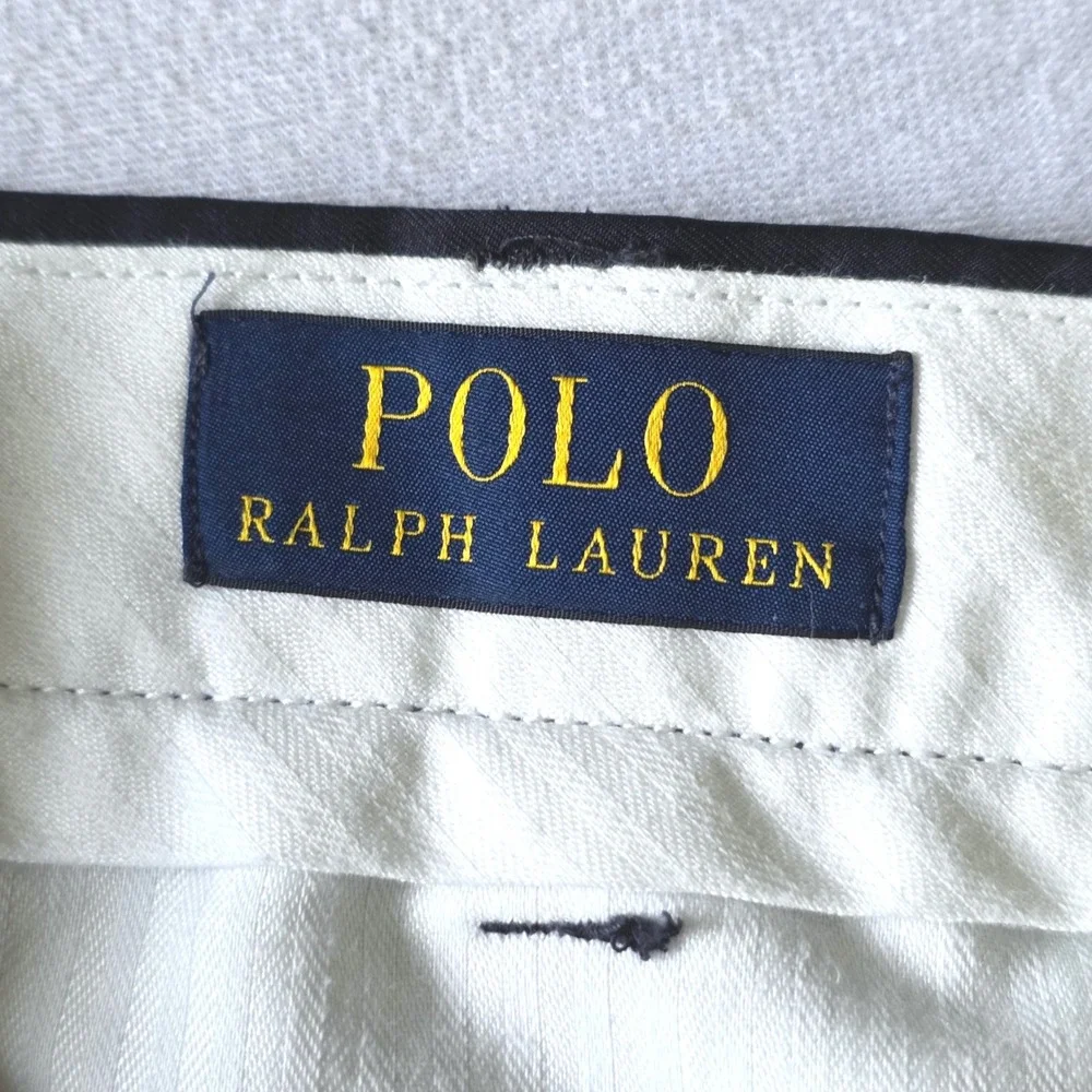 Polo Ralph Lauren Mens Navy‎ Blue Performance Golf Shorts Flat Front Size 38